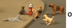 Scale Dogs With Fire Hydrant BAC-33158. Fixed Price $19.99.