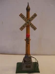 Vintage American Flyer Lines Pre War 2116 Gauge Ringing Bell Rr Crossing. Fixed Price $54.95.