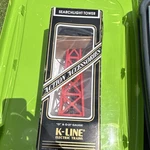 K-line K-133 Searchlight Tower Action Accessory, / O-27 Gauge. Fixed Price $35.00.