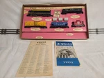 Vintage Tyco T6502B:1698 Santa Fe F9 Freight Hustler 4-CAR Set (1965) Boxed Used. Fixed Price $125.00.