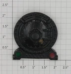 Lionel 260E-61 Black Boiler Front Flag Style Without Center Lens. Fixed Price $25.00.