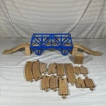 Learning Curve Wooden Thomas Train Clickety Clack Sodor Bay Bridge Tracks Lot Q1. Fixed Price $58.99.