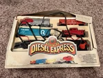 Bachmann Diesel Express Santa Fe Ho Scale Electric Train Set - Untested. Fixed Price $54.50.