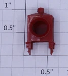 Lionel 8315-40 Red General Headlight Lantern Housing Without Lens (10). Fixed Price $50.00.