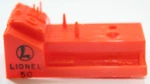 Lionel 50-70 Rear Gang Car Cover Hot Stamped Black Darker Orange Version New. Fixed Price $13.25.