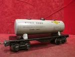 Lionel, Gauge, 2680 Gray Sunoco Tank Car Working Couplers. Fixed Price $14.50.
