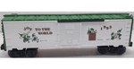 Lionel Christmas 1993 Boxcar 6-19922! Gauge Train Elf Elves Joy To The World. Fixed Price $35.00.