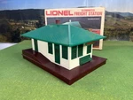 Lionel 6-2133 Gauge Model Railroad Illuminated Freight Station W/box. Fixed Price $40.00.