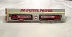 Ahm Ho Scale Santa Fe C628 Diesel Locomotive Set - & Nonpowered #16722. Fixed Price $55.00.