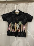 Winnie Fashion Baby 6 Mth Made Button Up Hawaiian Shirt Surf Boards. Fixed Price $14.00.