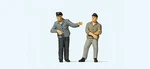 Preiser 65372 Scale Railroad Engineer & Fireman Cab PKG(2). Fixed Price $35.99.