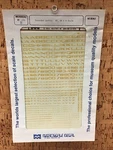 Microscale Decal Ho 87-210-8: Extended Gothic Ny, Dh&h Style Gold. Fixed Price $10.00.