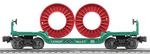2009 Discontinued Lionel 6-26603 Lehigh Valley Depressed Flatcar W/reels New. Fixed Price $99.99.