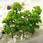 50PCS 55MM Ho Scale Model Trees Train Railroad Wargame Park Landscape Scenery Us. Fixed Price $15.25.