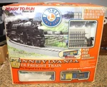 Lionel 7-11099 Gauge 4-4-2 Pennsylvania Flyer Freight Set W/ Bonus Boxcar Ex. Fixed Price $149.95.