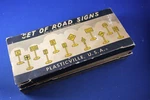 Plasticville O-O27 #12-A "road Signs" Complete -box. Fixed Price $24.00.