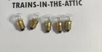 Lionel 432 18 Volt Clear Large Globe, Screw Base ( 5 Bulbs). Fixed Price $5.25.
