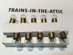 Lionel # 53 10 Ea New Bulbs 14 Volt Bayonet Tested. Fixed Price $8.50.