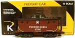 K-line K615-1891 Gauge Pennsylvania N5C Lighted Caboose #477947 Ex/box. Fixed Price $34.99.