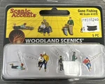 Woodland Scenics Ho Scale A1878 Gone Fishing 5 Nip Cc. Fixed Price $15.99.
