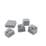 Ho Scale 1/87 Concrete Block Set For Scenery Whistle Stop Models. Fixed Price $8.35.
