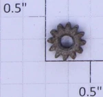 Lionel 2333M-15 Idler Gear 9/64" Shaft Diameter (12). Fixed Price $12.60.