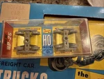 Ho Scale Lindberg Line RP=25 Wheel Contour Trucks High Detail 2-PAC (gray) Nib. Fixed Price $8.09.