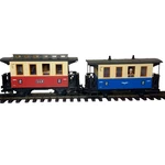 Lgb 3014 3015 Passenger Cars Set Red Blue Gauge Vintage Germany. Fixed Price $280.00.