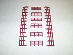Lionel 1877 General Brown Piece Fence Kit Fits Flatcar W/ 6 Horses Ex!. Fixed Price $12.49.