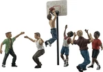 Woodland Scenics 2760 Scale Accents Shootin' Hoops PKG(6). Fixed Price $27.99.