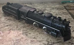 Customized Marx Train Locomotive 666 W/ Tender-upgraded Fire Stack Smoker System. Fixed Price $125.00.