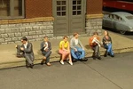 Bachmann Seated Platform Passengers - Scale Model Railroad Figure #33161. Fixed Price $18.84.