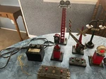 Vtg. Lot Of Marx Train Accessories, Signals Towers Lights Crossings Etc. Gauge. Fixed Price $149.00.