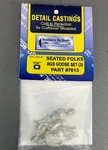 ON30 ON2 Builders In Scale - Seated Folks Rgs Goose Set (3 Figs) Nip! O3783. Fixed Price $17.71.
