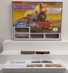 Bachmann 00605 Old Tyme Village Express Ho Gauge Steam Train Set/box. Fixed Price $58.19.