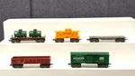 Marx Vintage Gauge Postwar Freight Cars: 3900, 176893, 339234, & 44535. Fixed Price $59.49.