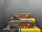 K-line K626-1893 Pennsylvania Prr 4-BAY Diecast Hopper W Coal Load 2-CAR Set Ex. Fixed Price $99.90.