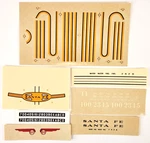 Champ Ho Scale Decal #EH-73 Santa Fe Emd Passenger Diesel Locomotive. Fixed Price $6.49.