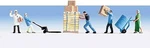 Walthers-acc Warehouse Workers W/ Accessories Scale Model Railroad Figure. Fixed Price $18.08.