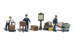 Woodland Scenics A2211 Scale Figures - Depot Workers & Accessories. Fixed Price $18.99.