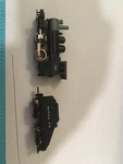 Scale Bachmann 0-4-0 Steam Locomotive With Tender-santa Fe Runs. Fixed Price $40.00.