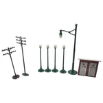 Vintage Plasticville Scale Outhouse His & Hers Street Light Lot. Fixed Price $31.49.