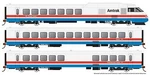 Rapido Trains 25502 Ho Scale Amtrak Rtl Turbo SET#3. Fixed Price $944.99.