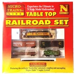 Mtl Table Top C&o Chessie Gp Loco 4-CAR Freight Starter Set Nib. Fixed Price $249.95.
