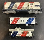 Ho Scale Train Vintage Ahm Spirit Of 1776 Seaboard Coastline GP-18 Diesel Kaboos. Fixed Price $39.99.