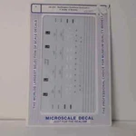 Microscale Decals: Burlington Northern Diesel F Units. Fixed Price $12.95.