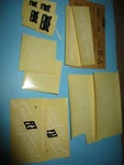 Scale Decals, 3 Pkg Champ, 2 Walthers, Hoppers. Fixed Price $7.95.