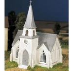 Bachmann 45981 O Scale Plasticville Cathedral Building Kit. Fixed Price $33.05.