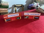 K-lineville O- Scale Marketplace Series Hardware Store K-4105 Set Of 2. Fixed Price $30.00.