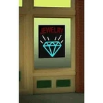 Miller Engineering New 2025 Ho Or Scale Jewelry Neon Window Sign 8970. Fixed Price $15.80.